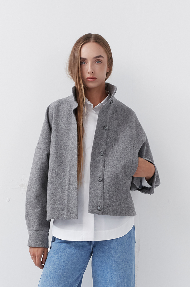 Куртка вовна сірий (КУ 14)